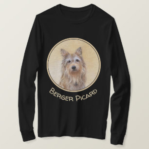 Berger Picard-målning - Cute Original Hund Art T Shirt