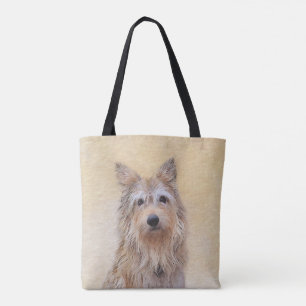 Berger Picard-målning - Cute Original Hund Art Tygkasse