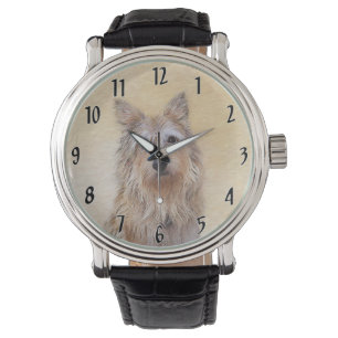 Berger Picard Painting - Cute Original Hund Art Armbandsur