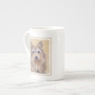 Berger Picard Painting - Cute Original Hund Art Benporslin Mugg
