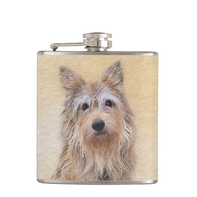 Berger Picard Painting - Cute Original Hund Art Fickplunta (Framsidan)