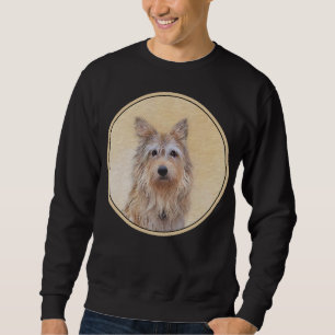 Berger Picard Painting - Cute Original Hund Art Lång Ärmad Tröja
