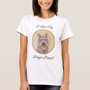 Berger Picard Painting - Cute Original Hund Art T Shirt