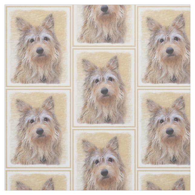 Berger Picard Painting - Cute Original Hund Art Tyg (Provkarta)