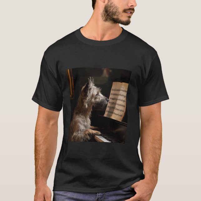 Berger Picard Pianohund T Shirt (Framsida)