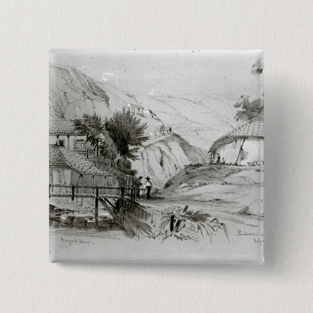 Bergers hus, Valparaiso, 1834 Knapp (Framsida)