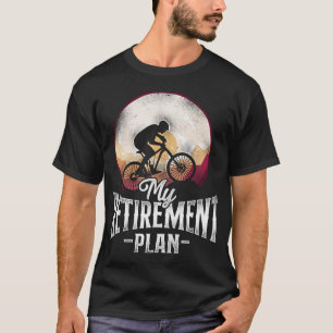 Berget Bike Mtb Mountain Biking Pappa som ett T Shirt