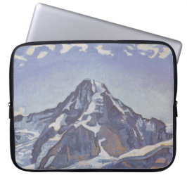 Berget Munk med moln (Ferdinand Hodler) Laptop Fodral