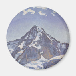 Berget Munk med moln (Ferdinand Hodler) Magnet