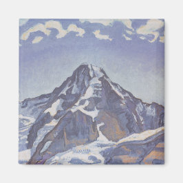 Berget Munk med moln (Ferdinand Hodler) Magnet