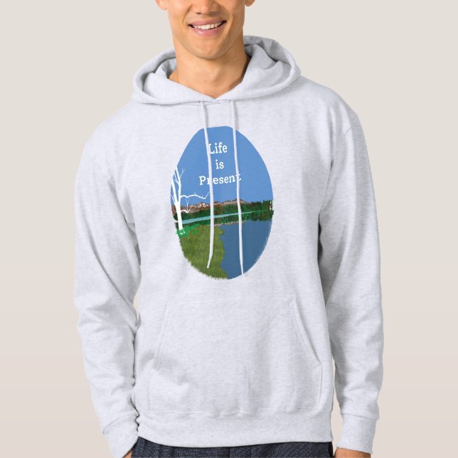 Berget ringer hoodie (Framsida)