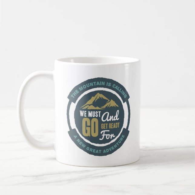 Berget ringer kaffemugg (Vänster)