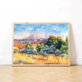 Berget Sainte-Victoire Poster