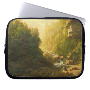 Bergflödet, c.1820-30 (olja på kanfas) laptop fodral