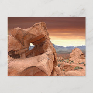 Bergformationer, Valley of Fire State Park, Nevada Vykort
