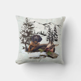 Berggetjakt äventyr kudde
