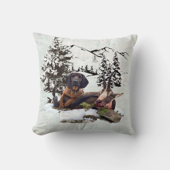 Berggetjakt äventyr kudde (Framsida)
