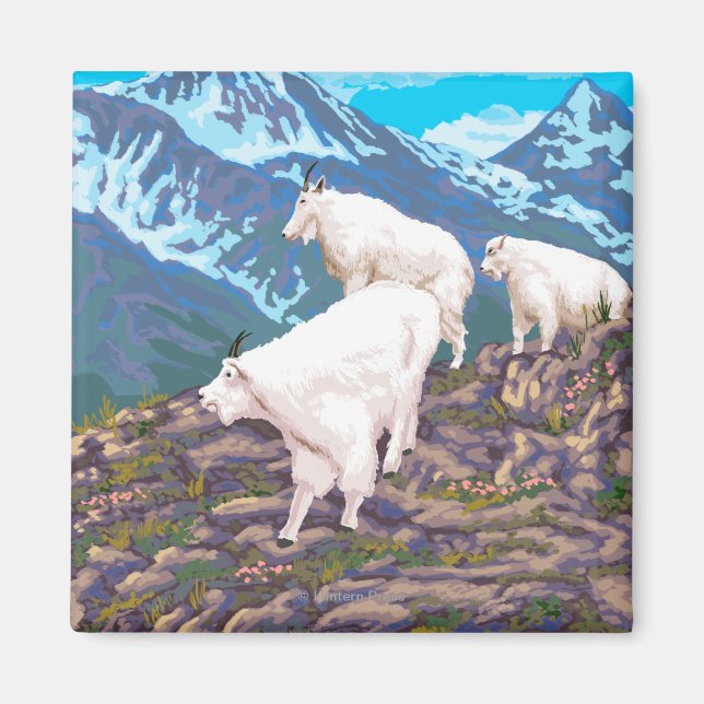 Berggetscen - Väster, gulsten, MT Magnet (Framsidan)