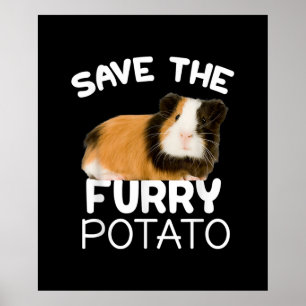 Bergguinea Gris - Spara Hårig Potato Poster