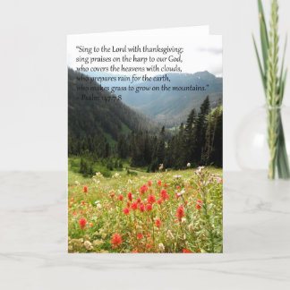 Berghälsningkort Kort