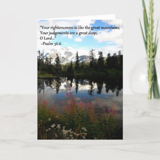 Berghälsningkort Kort