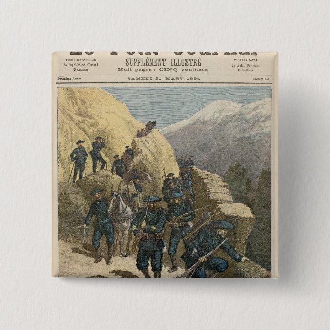 BergInfantrymen Knapp (Framsida)