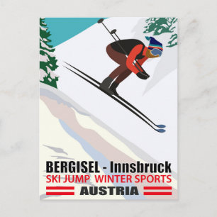 Bergisel - Innsbruck, backhoppning i Österrike Vykort