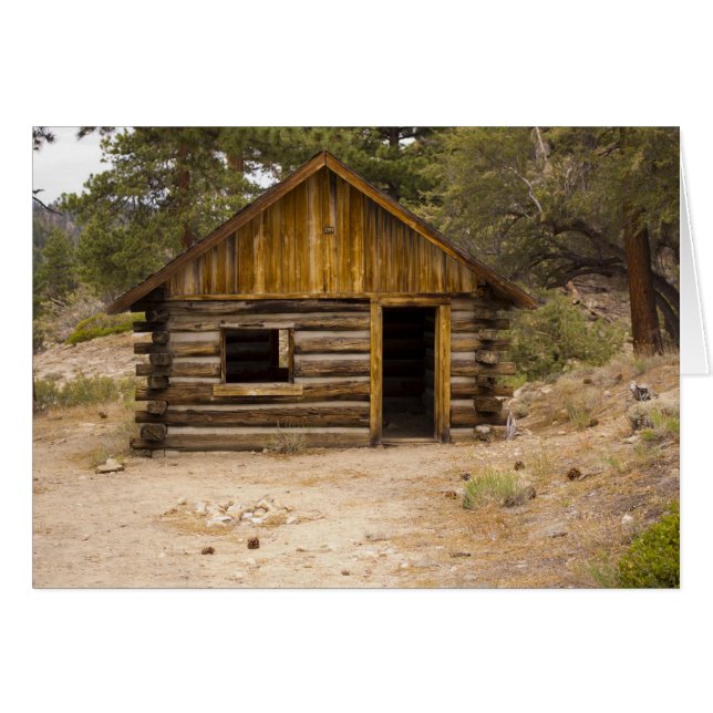 Bergkabin Hälsningskort (Framsidan Horizontal)