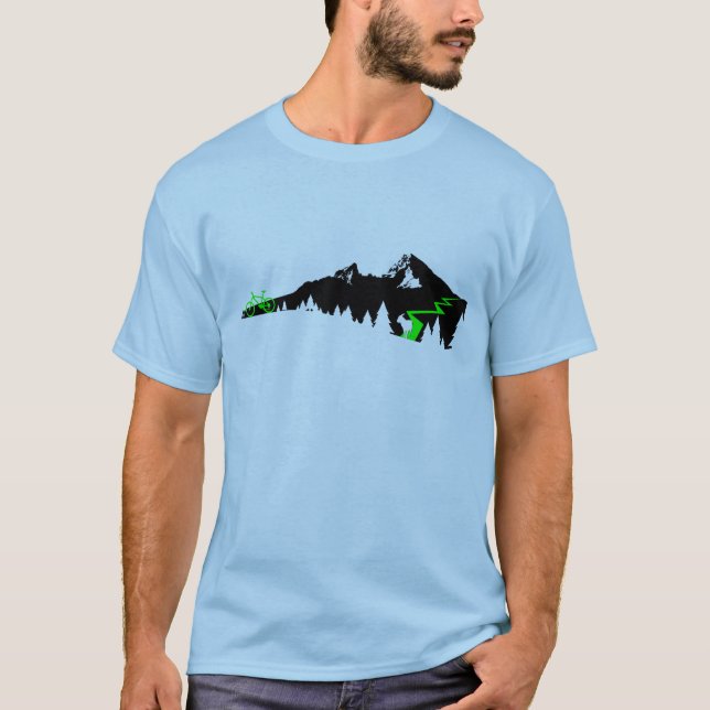 Berglandschaft Cycling T-Shirt (Framsida)