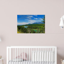 Berglandskaps Inspirationsaffisch