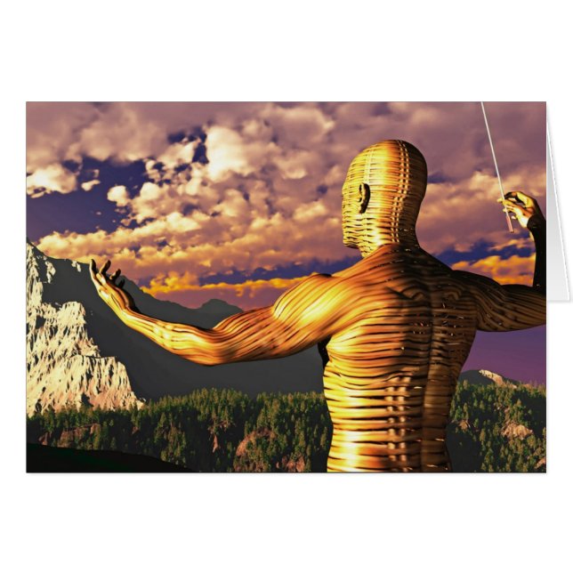 Bergledare Hälsningskort (Framsidan Horizontal)