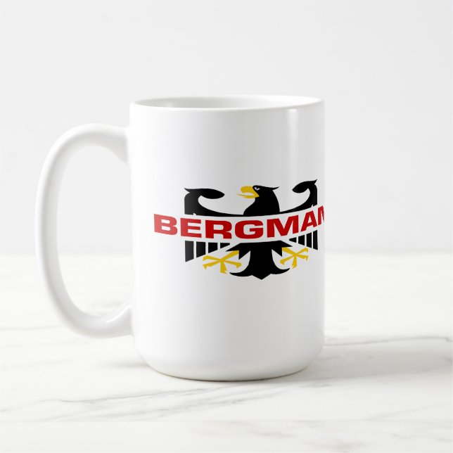 Bergman efternamn kaffemugg (Vänster)