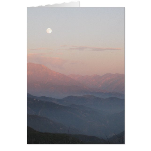 Bergmåne Hälsningskort (Framsidan)