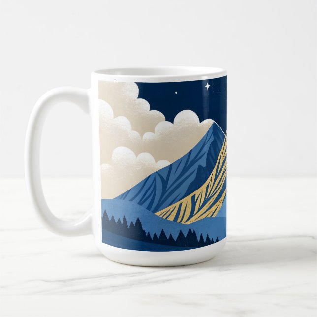 Bergmånlysa Kaffemugg (Vänster)