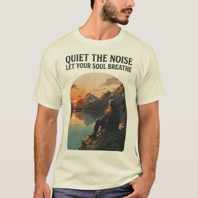 Bergmeditation T Shirt (Framsida)