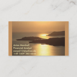 BergöSolnedgång-Santorini Visitkort