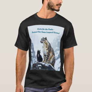 Bergpiskor: Felini uppfyller Snö Leopard T Shirt