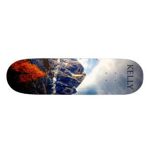 Bergplatsskateboard, beställnings- namn mini skateboard bräda 18,5 cm