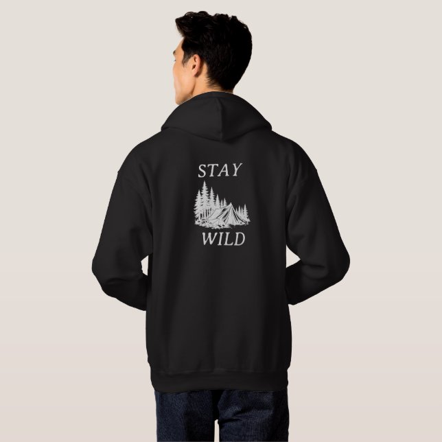 Bergs campingäventyr natur hoodie (Hel baksida)