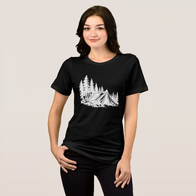 Bergs campingäventyr natur t shirt (Framsida Full)