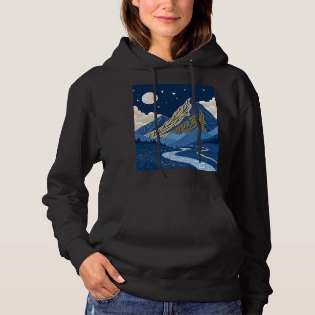 Bergs månsken t shirt (Framsida)