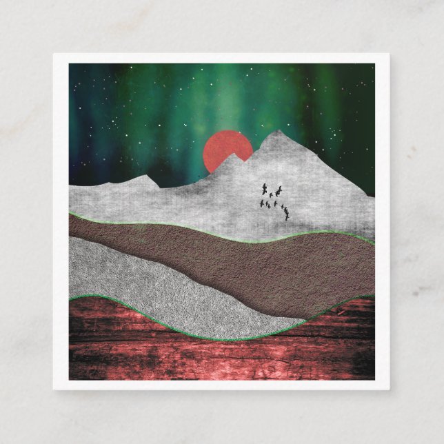 Bergs norrsken tilläggskort (Baksida)
