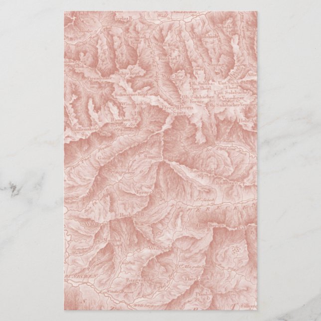 Bergs topografiska kartpapper (Framsida)