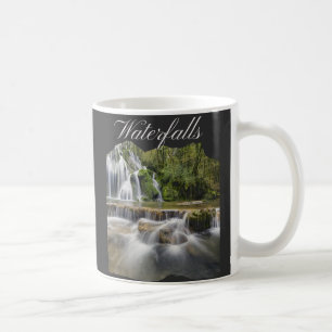 Bergs vattenfall i det moderna NC Kaffemugg