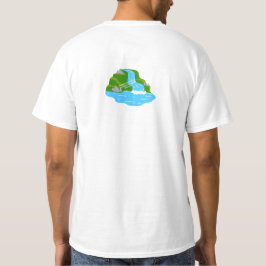 Bergs vattenfallskonst – Fredfull Natur T Shirt
