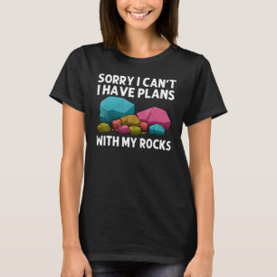Bergsamlarens konst för män och kvinnor geologi t shirt