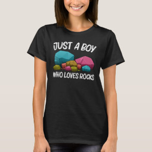 Bergsamlingskonst för pojkar Barn Geologi T Shirt