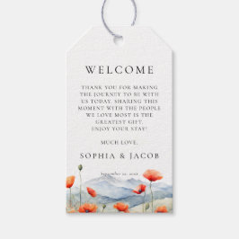 Bergsäng Sommarmalvor Romantiskt Bröllop Presentetikett