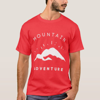 Bergsäventyr Utomhus Vandring Aktiva vänner T Shirt