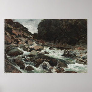 Bergsbäck, Otira Gorge (1893) Affisch